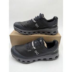 On Men's Cloudvista 2 Waterproof Size 12 Black | Eclipse 3ME30140106 New